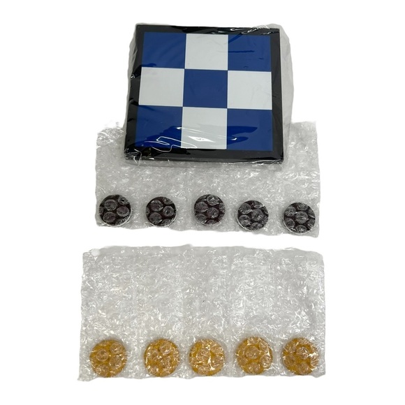 Vintage Friendly Home Parties Cookies & Cracker Chess Checkers Set - Picture 12 of 12